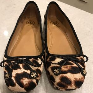 🤩😎Tori Burch Flats cheetah Flats🤩😎